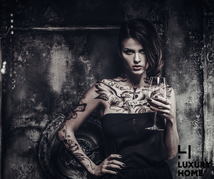 BLACK TATTOO (Floral)